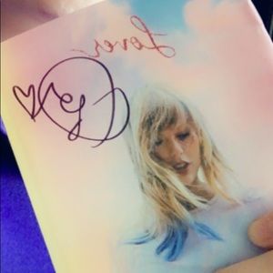 Autographed Taylor Swift album insert